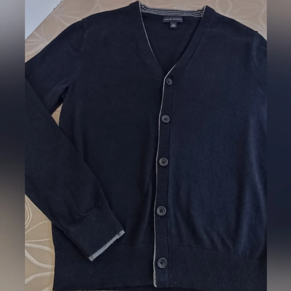 Banana Republic Button Down, Double Trim Cardigan!